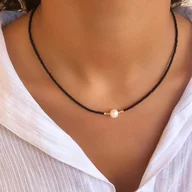 Naszyjniki - Kolorowy naszyjnik typu choker - miniaturka - grafika 1