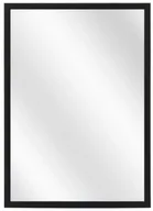 Lustra - Czarne prostokątne lustro aluminiowe ścienne 21 rozmiarów C8-S16 - miniaturka - grafika 1