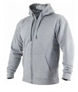 Bluza z kapturem męska dresowa szara roz. S - Bluzy męskie - miniaturka - grafika 1