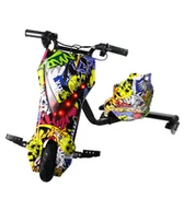 Pojazdy elektryczne dla dzieci - GOKART ELEKTRYCZNY NA 3 KOŁA SKUTER POJAZD DESKOROLKA ELEKTRYCZNA DRIFTY - miniaturka - grafika 1