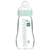 Butelki dla niemowląt - Butelka szklana 260ml boy - miniaturka - grafika 1
