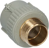 Łączniki, trójniki, kształtki - Złączka PP z GZ mosiężnym 32/1" Onnline - miniaturka - grafika 1