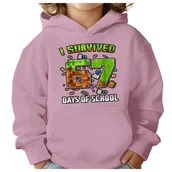 Bluzy dla dziewczynek - BLUZA DZIECIĘCA Z KAPTUREM 67 SIX SEVEN VIRAL 110-116 DLA DZIECKA PREZENT - miniaturka - grafika 1