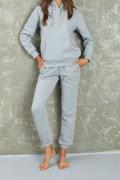Spodnie damskie - Szare spodnie dresowe : kolor - Szary, size - 34 - Bombshe - miniaturka - grafika 1