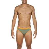 Kąpielówki męskie - Kąpielówki slipy męskie na basen Arena Team Stripe Brief - miniaturka - grafika 1
