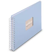 Albumy fotograficzne - Album HAMA Fine Art Białe kartki Pastelowy błękit (100 stron) - miniaturka - grafika 1