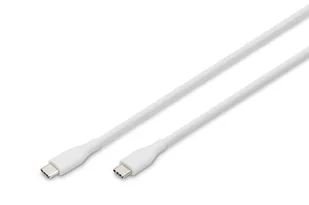 DIGITUS Kabel przyłączeniowy USB 2.0 typ C-C silikonowy M/M 1m w - Kable USB - miniaturka - grafika 1