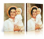 Ikony i obrazy sakralne - Ikona religijna Święta Joanna Beretta Molla - miniaturka - grafika 1