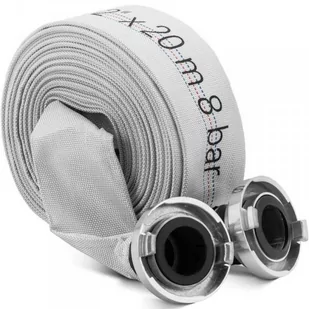 Wąż parciany płaski strażacki do wody ze złączem storz 2'' 52 mm 8-24 bar 20 m - Akcesoria i części AGD - miniaturka - grafika 1