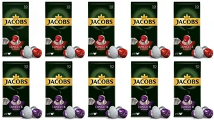 ﻿Kapsułki Jacobs Lungo 6, 8 do Nespresso 100szt - Kawa w kapsułkach i saszetkach - miniaturka - grafika 1