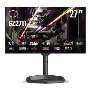 Cooler Master Gaming GZ2711 27" 2560 x 1440 4K Ultra HD OLED Czarny CMI-GZ2711-EK - Monitory - miniaturka - grafika 1