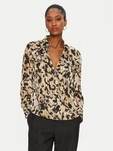 Morgan Koszula 242-OLOV.F Beżowy Regular Fit - Koszule damskie - miniaturka - grafika 1