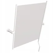 Lustra - Lustro uchylne z rączką dla niepełnosprawnych BIAŁE 50 x 60 cm - miniaturka - grafika 1