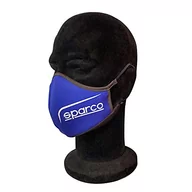 Odzież motocyklowa - Sparco 001404AZ ochronna nadająca się do prania maska na twarz - niebiesko-jednoczęściowa - miniaturka - grafika 1