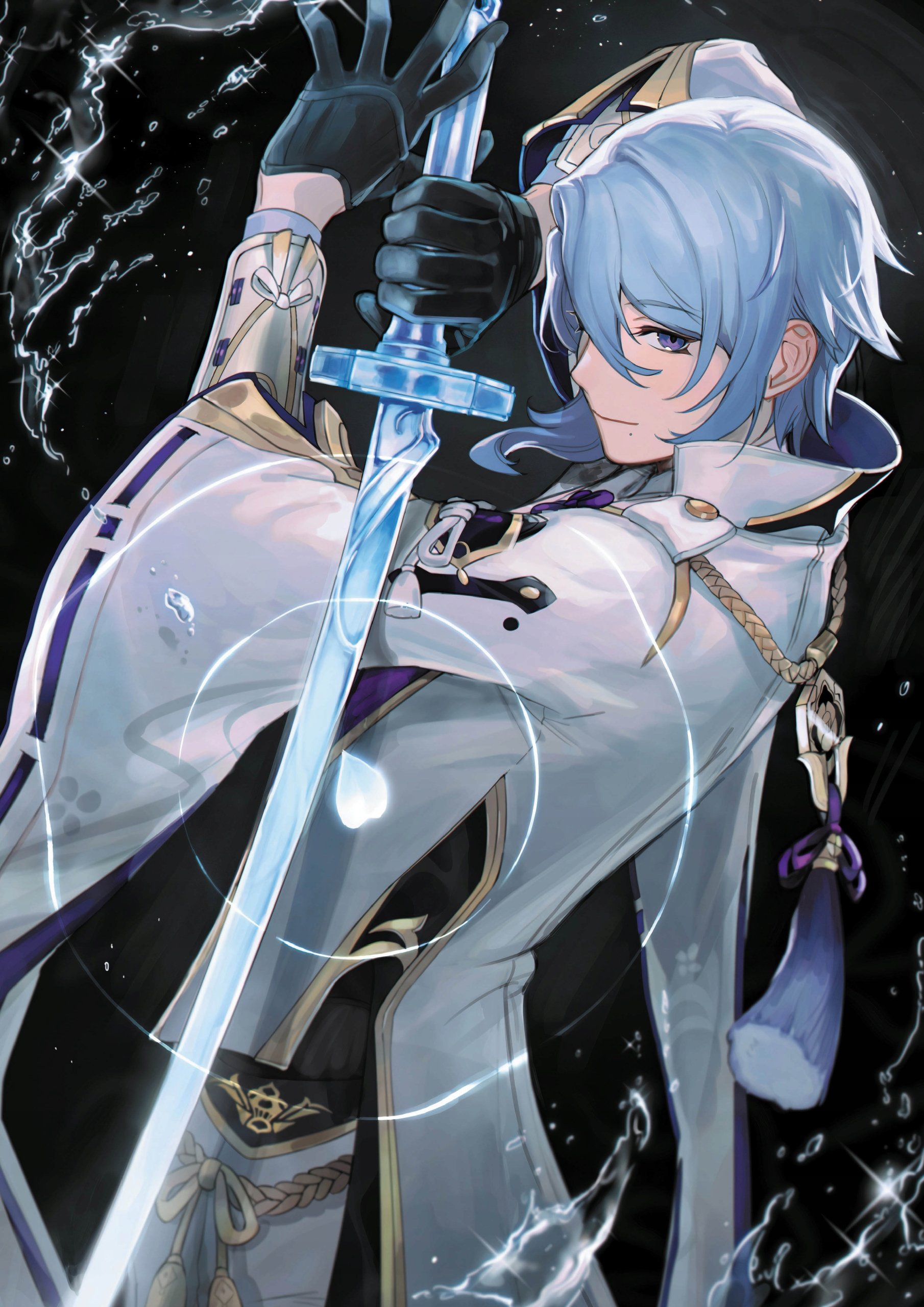 Plakat A1 Genshin Impact Anime Gra Kamisato Ayato