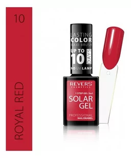 Revers Revers Solar Gel Lakier do paznokci 10 Royal Red - Lakiery do paznokci - miniaturka - grafika 1