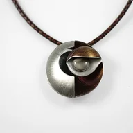 Naszyjniki - Kolorowe srebro - miniaturka - grafika 1