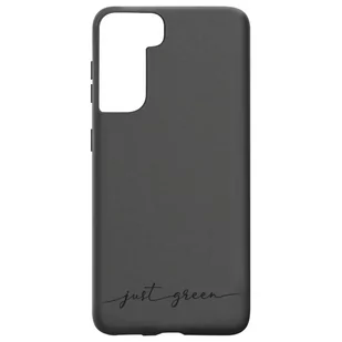 Etui do Galaxy S20 Plus nadające się do recyklingu i biodegradacji od Just Green - czarne - Etui i futerały do telefonów - miniaturka - grafika 1