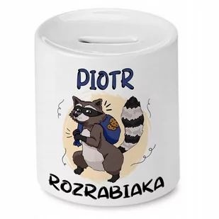 Skarbonka 330 ml Dla Piotra Syna Dziecka Prezent z Nadrukiem ze Zdjęciem - Skarbonki - miniaturka - grafika 1