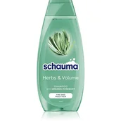 Szampony do włosów - Schwarzkopf Schauma Herbs & Volume Shampoo Szampon do włosów 400 ml - miniaturka - grafika 1