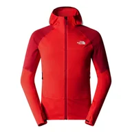 Bluzy sportowe męskie - Męska Bluza THE NORTH FACE M BOLT POLARTEC HOODIE NF0A825E7IR1 – Czerwony - miniaturka - grafika 1