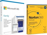 Programy biurowe - Microsoft 365 Family PL (6GQ-01593) + Norton 360 Deluxe (21408667) - miniaturka - grafika 1