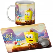 Podkładki pod mysz - Zestaw Kubek + Podkładka - Spongebob - Prezent Wiele Wzorów + Imię - miniaturka - grafika 1