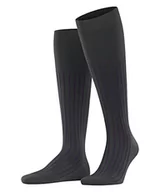 Skarpetki męskie - FALKE Shadow Długie Skarpety Męskie Bawełna 1 Para, Szary (Gunmetal 3226), 39-40 EU - miniaturka - grafika 1