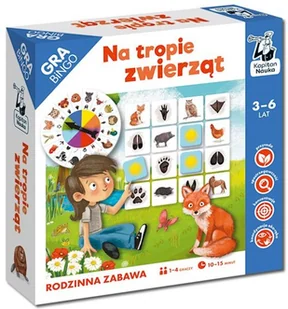 Gra Bingo Na tropie zwierząt - Gry planszowe - miniaturka - grafika 1