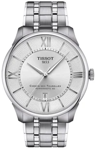 Zegarek Zegarek Tissot T139.407.11.038.00 CHEMIN DES TOURELLES POWERMATIC 80 42mm - Zegarki męskie - miniaturka - grafika 1