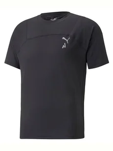 Puma Koszulka sportowa w kolorze czarnym - Koszulki sportowe męskie - miniaturka - grafika 1