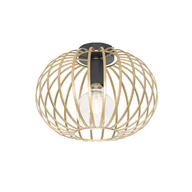 Oprawy, klosze i abażury - QAZQA Designerska lampa sufitowa złota 30 cm - Johanna - miniaturka - grafika 1