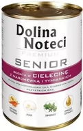 Mokra karma dla psów - Dolina Noteci PREMIUM Starsze bogata w cielecinę, marchew i tymianek 400g - miniaturka - grafika 1