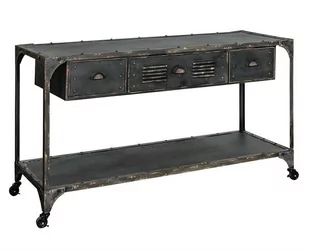 Belldeco Komoda Loft z Półką C349A2P - Komody - miniaturka - grafika 1