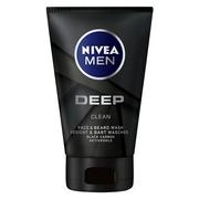 Kosmetyki do pielęgnacji twarzy męskie - NIVEA NIVEA MEN Żel do mycia twarzy i zarostu Deep  100ml SO_110680 - miniaturka - grafika 1