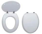 Deski sedesowe - Novaservis Prestige - Deska sedesowa, płyta MDF, kolor biały WC/BILA - miniaturka - grafika 1