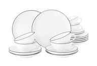 Serwisy do kawy i herbaty - SELTMANN LIDO BLACK LINE Serwis do herbaty dla 6 osób - miniaturka - grafika 1