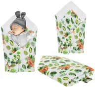 Rożki i beciki - Rożek niemowlęcy Otulacz dla niemowląt Becik noworodka dziecka 100% Bawełna - miniaturka - grafika 1