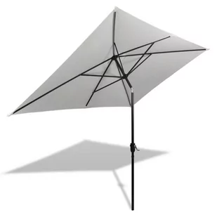 vidaXL vidaXL Parasol prostokątny (200 x 300 cm) Piaskowy - Parasole ogrodowe - miniaturka - grafika 1