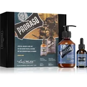 Szampony do włosów - Proraso Proraso PRORASO Azur Lime Special Beard Care Set Szampon do włosów 200ml zestaw upominkowy 124323 - miniaturka - grafika 1