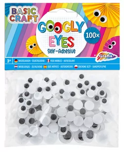 Oczka 100 szt samoprzylepne - 3 rozmiary - Etykiety samoprzylepne i bloki etykiet - miniaturka - grafika 1