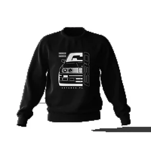 Bluza przód BMW E30 czarna-XL - Odzież do sportów motorowych - miniaturka - grafika 1