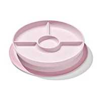 Miseczki i talerzyki dla dzieci - OXO Talerzyk Dzielony z Silikonową Przyssawką Blossom - miniaturka - grafika 1