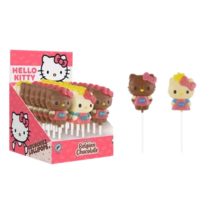 Lizak czekoladowy Hello Kitty - Gumy do żucia, lizaki, dropsy - miniaturka - grafika 1