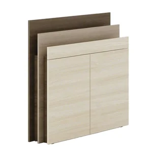 Szafka dostawna WOOD LAYERS - Szafki biurowe - miniaturka - grafika 1