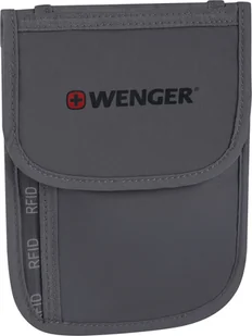 Saszetka na szyję Wenger Szara - Nerki - miniaturka - grafika 1