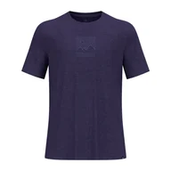 Koszulki sportowe męskie - Męska koszulka funkcjonalna Odlo Ascent Sun Sea Mountains T-Shirt eclipse melange - M - miniaturka - grafika 1