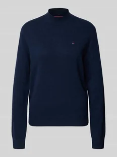 Sweter o kroju regular fit z mieszanki wełny i kaszmiru - Swetry damskie - miniaturka - grafika 1