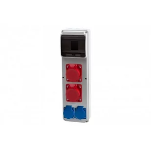 Rozdzielnica 6S Ulisse Maxi 2x16A 5p 2x230V 6m - Bezpieczniki elektryczne - miniaturka - grafika 1