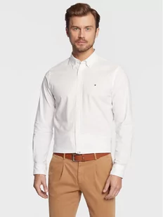 Tommy Hilfiger Koszula Oxford MW0MW25037 Biały Regular Fit - Koszule męskie - miniaturka - grafika 1